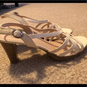 Cream sandal heals
